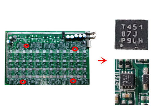 Les circuits intégrés spécifiques à l'application Antminer de Tmp451 BTC Asics hachent le capteur de température de conseil